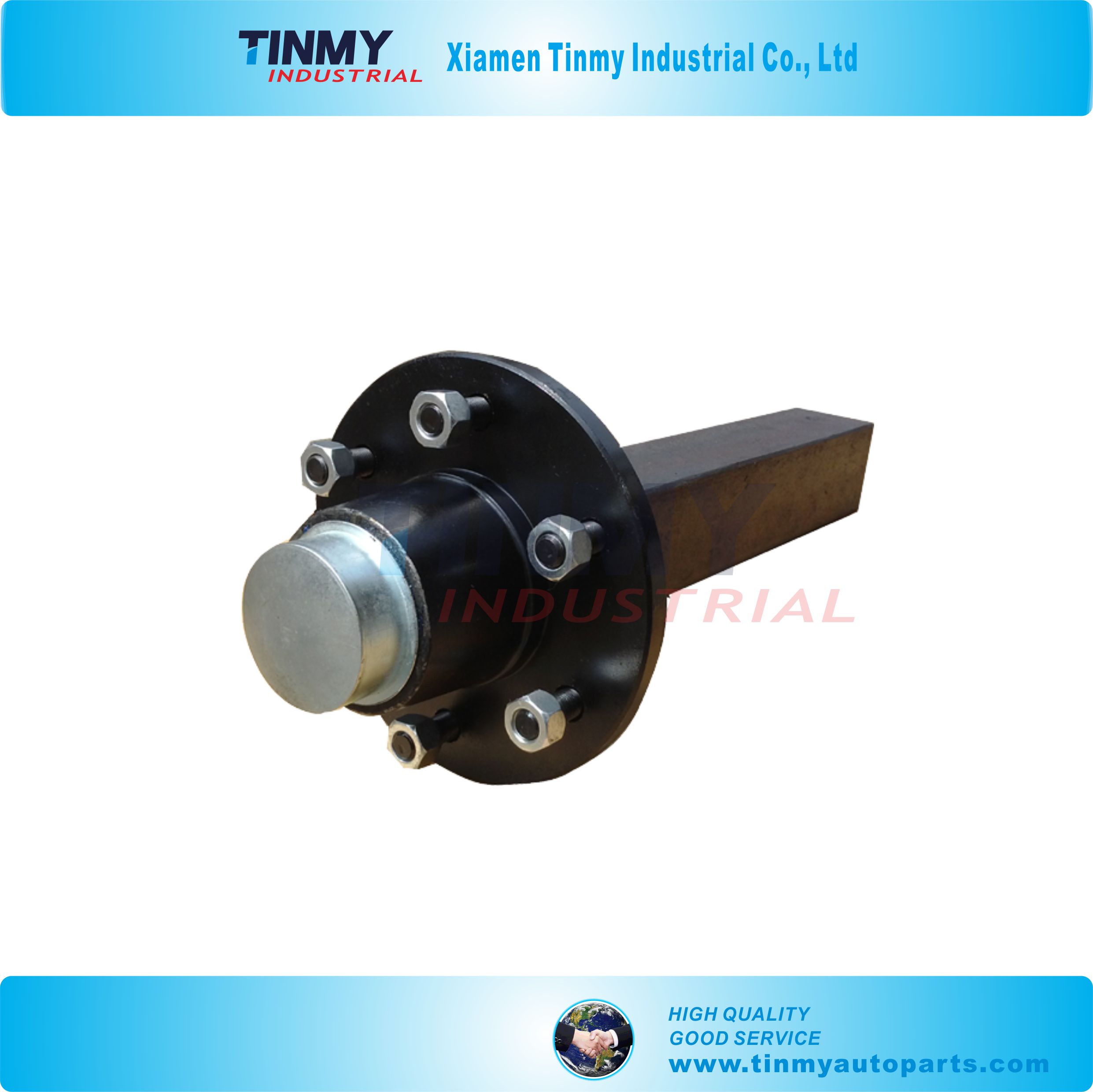 Agricultural Trailer Stub Axle with Hub Xiamen Tinmy Industrial Co.,Ltd